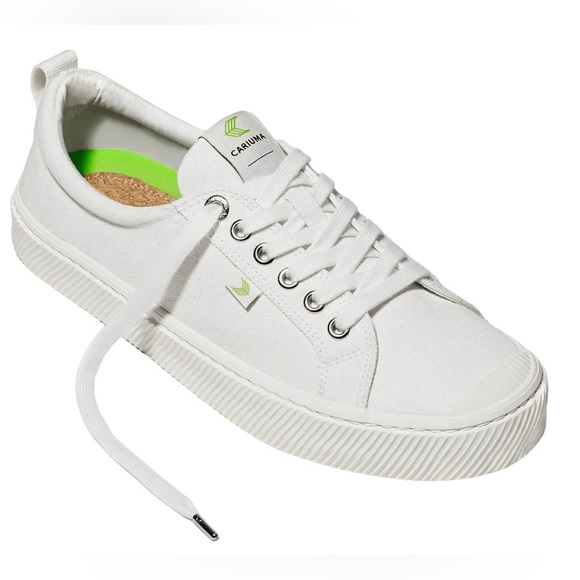 Cariuma Shoes - Cariuma OCA Low Off-White Canvas Sneakers Shoes